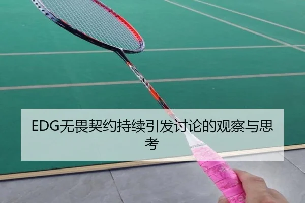 EDG无畏契约持续引发讨论的观察与思考